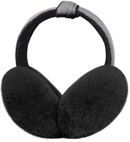Earmuffs Winter Damen Ohrenwärmer Faltbar Ohrenschützer Kunstfell Flauschig Ohrenschutz Earband Mädchen Ohrwärmer Windschutz Warm Ohrenwärmer Modern Winteraccessoire Outdoor Weihnachten Geschenk