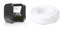 Antiference MS02LTE 2 Way F-Type Connections External TV Aerial Splitter & Labgear Coax Cable 25m RG6 White, 27600FW25 Aerial & Satellite Cable Coaxial