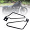 2 Staffe di Montaggio per Borse Laterali per Moto, Staffe per Borse Laterali per Moto, Telai per Moto e Raccordi per XL883/1200 HD1450/1584(Nero)