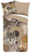 Traumschloss Comfort Flanell Bettwäsche »Sverre«, Mandalas mit Wolf, beige, 135x200 & 80x80, 100% Baumwolle, wärmend & kuschelig, mit Reißverschluss bestehend aus Kissen und Bettbezug