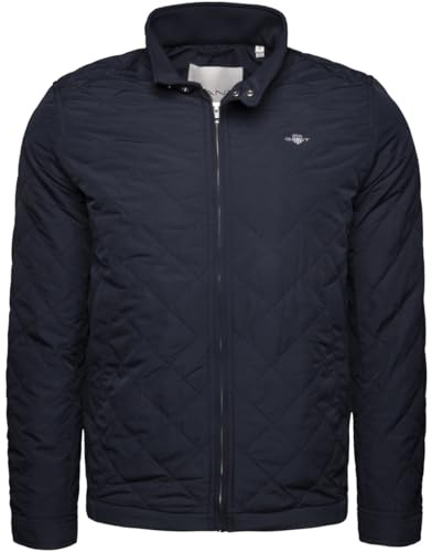 GANT Herren Quilted Windjacke, Evening Blue