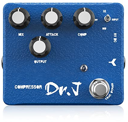JOYO Compressor Pedal & Clean Boost with 3 Band EQ Sustain Effects for Electric Guitar High-end Edition Dr.J Series (D55)