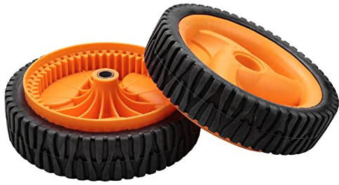 Nudiuhis 2Er Pack 196 MM RasenmäHerrad für Husqvarnaa 5324025-67, 5324029-36, 532402567, 532402936