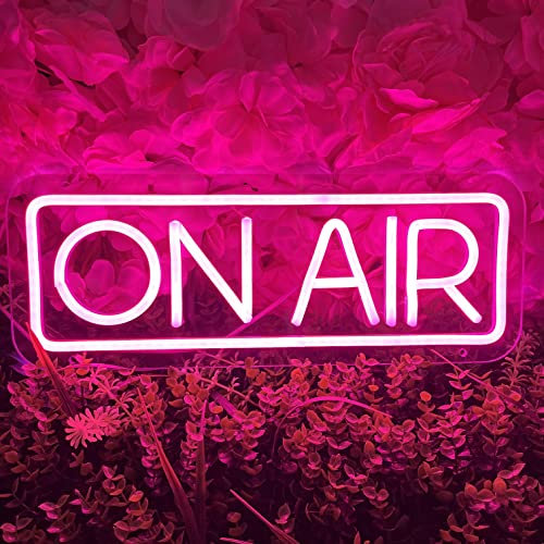 On Air Neon Sign for Gaming Room Wall Decor LED Neon Sign for Live Studio Recording Light Sign Decor Man Bedroom Decoration