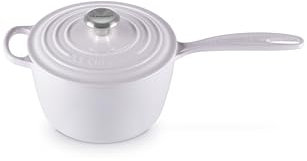 Le Creuset Cacerola de hierro fundido esmaltado, 2.25 cuartos de galón, chalota