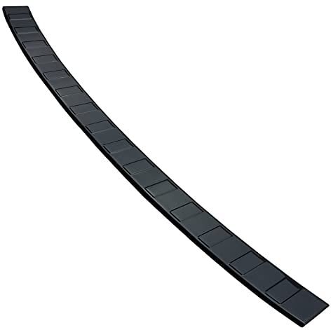 Aroba AR1189-BL Edelstahl Schwarz Black Chrome Ladekantenschutz kompatibel mit Volkswagen Tiguan ab BJ. 4.2016> passgenau Abkantung Farbe Schwarz-Anthrazit