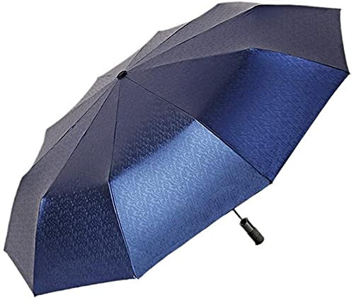 DUXEDO Reiseschirm, Strandschirm, vollautomatischer Regenschirm mit Reifengriff, zusammenklappbarer Regenschirm mit 10 Knochen, Autoschirm