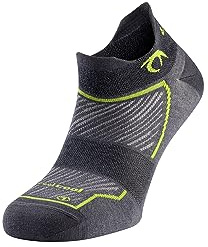 LURBEL Tiny W Laufsocken, Nahtlose Socken, Anti-Bläschen-Socken, Laufsocken, atmungsaktive Socke, Damensocken, Marengo/Pistazie, XL