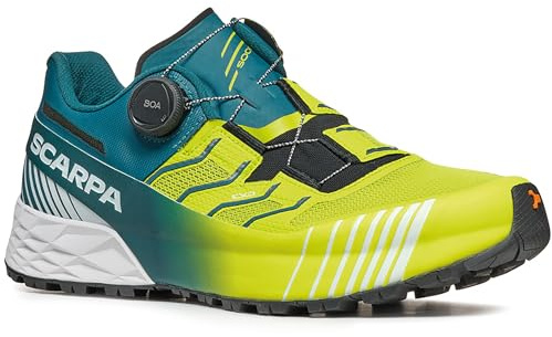 Scarpa Herren Ribelle Run Kalibra HT Schuhe, Limegreen-deeplagoon, 46.5