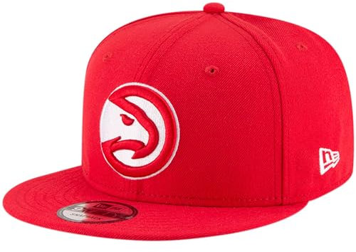 New Era NBA 9FIFTY Verstellbare Snapback Mütze Cap Einheitsgröße, Atlanta Hawks, Einheitsgröße