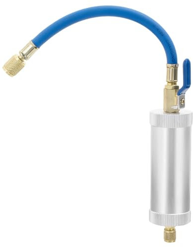 Herramienta de inyector de aceite de CA, Inyector de aceite de tinte de CA | Inyector de aceite para compresor | Inyector de aceite de coche de aire acondicionado para sistema refrigerante R134A R12