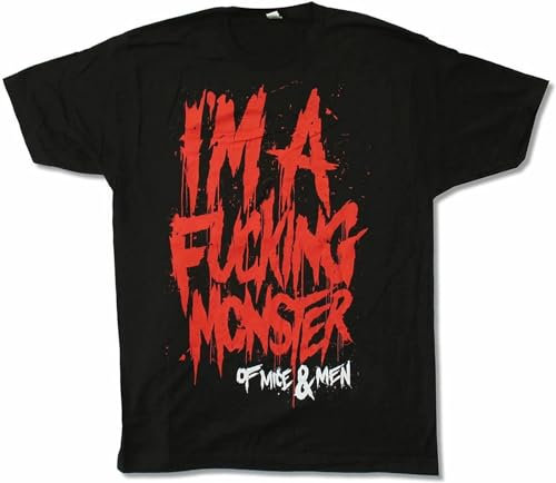 GOODLlFE of Mice & Men Monster Black T Shirt Band Black S