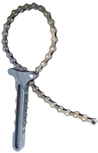 1PCS Einstellbare Auto Motoröl Filter Kette Grip Schlüssel Schlüssel Entferner Werkzeuge Auto Reparatur Werkzeuge