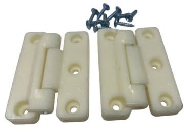 Pvc Scharnier 2 er set Fliegengitter Fenster Insektenschutz Tür - WEISS