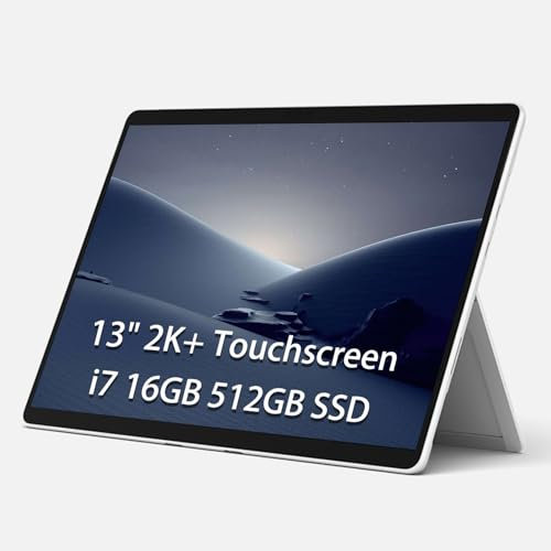Microsoft Surface Pro 8 2 in 1 Tablet Laptop for Business (13 2K+ Touchscreen, Intel 4-Core i7-1185G7, 16GB RAM, 512GB SSD), Thunderbolt 4, 16-Hr Long Battery Life, 10MP Rear Camera, Win 11 Pro
