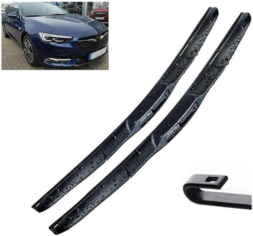 Escobilla limpiaparabrisas para Opel Insignia B 2017-2023 - Kit de Alto Rendimiento, Visibilidad Superior en Carretera, Fácil Instalación - Delanteras - Juego de 2 Escobill