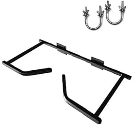 DRABEST - Leiter Abstandshalter - Leiter Stabilisator für 1-, 2- und 3-teilige Leitern - Stahlsicherheitsbügel - Leiterstabilisator für Dachrinnen- und Fassadenarbeiten - Sicherheit Arbeiten in Höhe