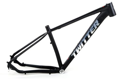 HZXQCVB 27,5 29 Zoll XC-Mountainbikes Rahmen 15''/17''/19'' Aluminiumlegierung Hardtail-Bikes Rahmen Scheibenbremse Schnellspanner 135mm Interne Kabelführung(Black,17x29in)