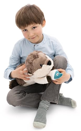 NICI Kuscheltier Otter Ophelio mit Fisch 35cm - 63236 | Weiches Stofftier aus Plüsch zum Liebhaben, Knuddeln & Spielen, tolles Plüschtier Geschenk für Kinder & Erwachsene