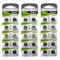 30 X Camellion AG13 L1154 LR44 A76 157 V13GA RW82 0% Quecksilber Alkaline Batterie verwendet in Uhren, Taschenrechner, usw.