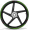 labelbike - Adesivi Strisce Moto Cerchi Ruote 17 Kit Protezioni compatibili con KAWASAKI Z750 - Colore verde