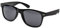 Ciffre EL-Sunprotect® Nerdbrille Brille Nerd Sonnenbrille Streber Hornbrille Schwarz
