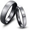NINCAD Ring Herren Damen Schwarz 4mm aus Wolfram für Hochzeit, Verlobung, Geburtstag und Alltag Größe 53 (16.9)
