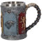 Game of Thrones Tasse, Stark & ​​Tully & Targaryen & Lannister & Baratheon Edelstahl-Resin-3D Kaffee Bier-Becher Trinkgefäße Cup
