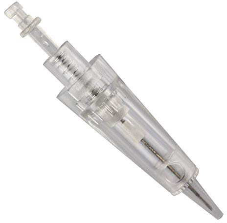 20 pièces Rasmet Maquillage Permanent Aiguilles de tatouage Microblading jetables pour Machine Maquillage Permanent Baïonnette D1P/1P/3P/5P/3F/5F/7F (1P/1R)