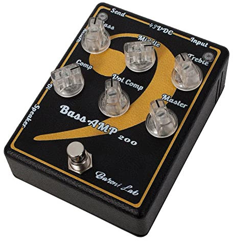 Foxgear MINI AMP BASS 200 BARONI - Amplificatore basso in formato pedale, 200W RMS