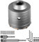EYPINS Carbide Hole Saw Drill Bit 68mm for Concrete & Masonry | SDS Plus Adapter with 3x 8x110mm Center Drills & 220mm Extension Rod | Heavy-Duty Hammer Drill Core Bit Set