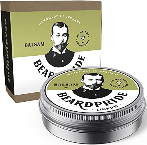 Beardpride® Premium Bartbalsam | Bartpflege für Männer | Entwickelt für Styling und Pflege | Unterstützt deinen Bart beim Wachstum | Handgefertigtes Bartwachs von professionellen Barbieren verwendet