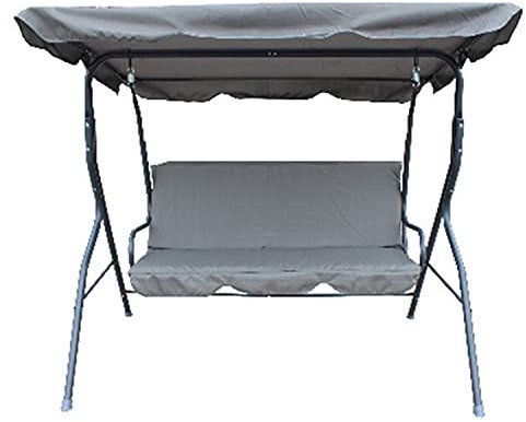 Hollywoodschaukel steingrauMC4801 Oxford, PVC-beschichtet Grau