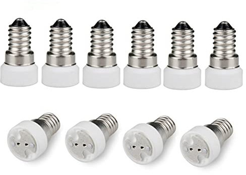 10x E14 auf MR16 GU5.3 Lampenfassung Adapter Konverter Lampenfassung 230V