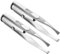 2 Pcs Pince à Épiler avec Lumière LED, Pince à Épiler de Précision de Sourcils en Acier Inoxydable, Brucelles de Lumineuses de Cils Sourcils Épilation pour Hommes et Femmes