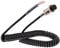 Microphone Extension Cable,Radio Microphone Cable Replacement Female Hand Mic Cord with Prewired 4 Pin Connector for CB HAM Radio