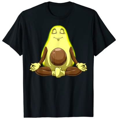 Lustige Avocado-Yoga-Posen, Avocado, Yoga, Avocado, Yoga T-Shirt