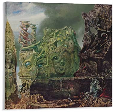Max Ernst Poster The Eye of Silence, dekoratives Gemälde auf Leinwand, Wandkunst, Wohnzimmer, Poster, Schlafzimmer, 30 x 30 cm