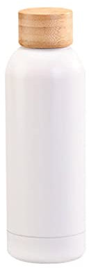 KBREE 304 Termo Taza Hombres y Mujeres Lindo Helado al Aire Libre Taza de Agua bambú Cubierta Retro Taza de Agua