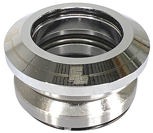 Fantic26 Stunt-Scooter/BMX Full Integrated Headset Steuersatz Kugellager 1 1/8'' (Chrom)