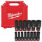 Milwaukee Electric - 14PC IMP Duty 1/2DR Metric DP 6-PT Socket Set