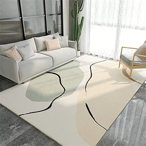 Pastell Deko Kinderteppiche Mädchen rechteckig Wohnzimmer rechteckiger Teppich verschleißfester Schallschutz im modernen Stil Outdoorteppiche 160 x 210 cm