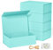 RYDDOY 5 Stück Tiffany blaue Geschenkboxen, 30.5x15.2x10.2 cm, Geschenkboxen für Geschenke mit Deckel, Magnetverschluss, rechteckig, Halloween, Geburtstagsgeschenkverpackung
