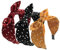 Fasce larghe per le donne Fascia di capelli del tessuto, fasce elastiche Knot Hairbands Accessori per capelli per indossare tutti i giorni, incontri, sport (3Widedot)