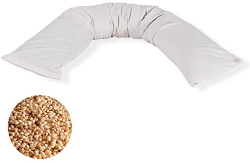 Speltex Stillkissen mit Bio Hirse Füllung 170 x 28 cm