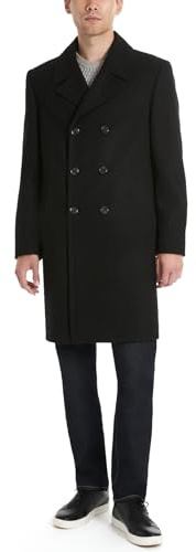 Ben Sherman Men's Brenton Double Breasted Wool Overcoat BRENTON