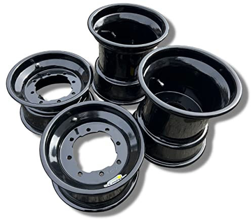 Goldspeed Quad Felgensatz Aluminium schwarz 10x6 / 10x10 für KFX 400 LTZ400 DVX 400
