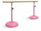 Ballettstange Mobile Ballettstange für Tanzräume im Haushalt, höhenverstellbar von 80–120 cm, ideale Wahl für Yoga und Pilates (Color : Pink, Size : 2.5M/8.2FT)