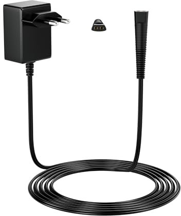BOLUX-JS 12 V Charging Cable for Braun Shaver Series 3 5 9 8 7 1 and Epilator Silk-Epil 9, 5, 7 Charger 3000S, 3040S, 390CC, 5190CC, 790CC, 760CC, 7865CC, Charging Cable for Braun Shaver Charger