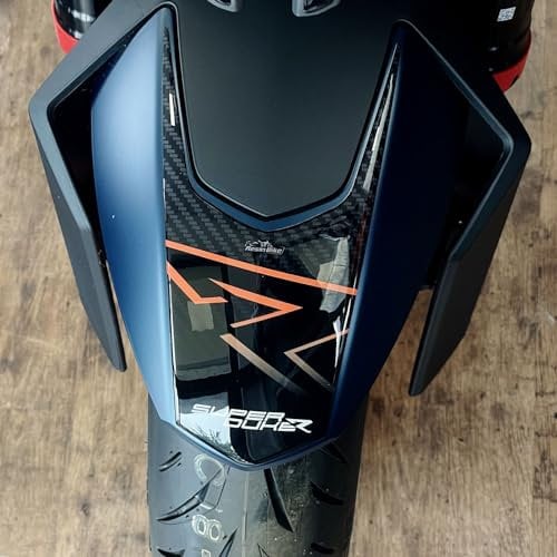 Resin Bike Adesivi Moto Compatibile con Ktm 1290 Super Duke R 2022-2023. Protezione Parafango e Parasteli da Urti e Graffi. Adesivi Resinati con Effetto 3D Made in Italy